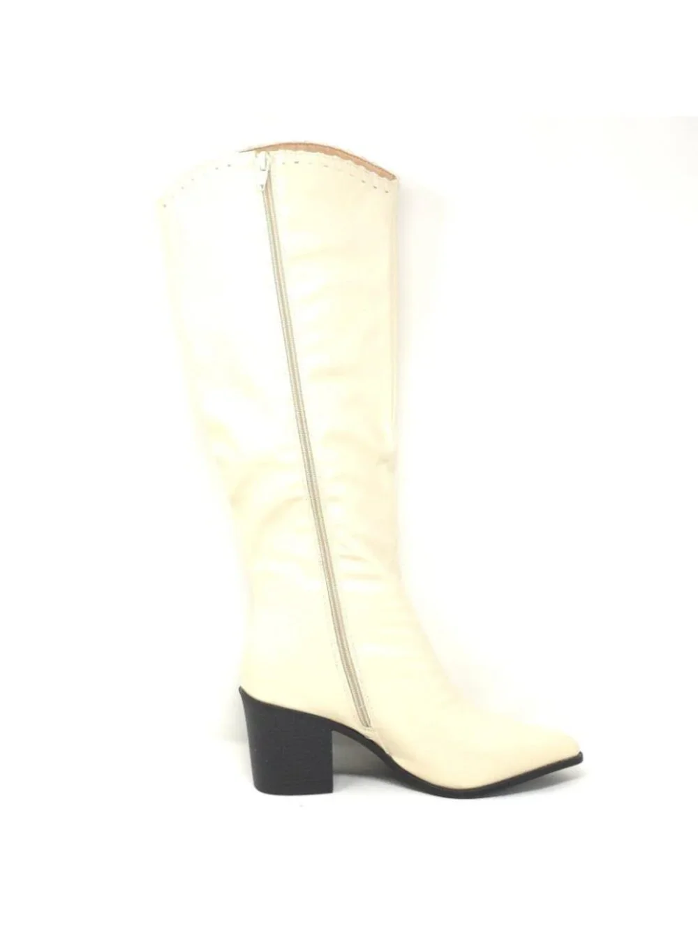 New Journee Collection Daria Bone Knee High Boots Comfort Foam Women’s 9M